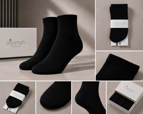 شراب رجالي وسط اسود HAM-118