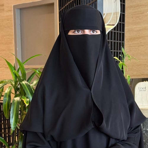 عباية ثنين في واحد سحاب قصير