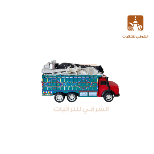 مور تراثي محمل للزينة لون احمر