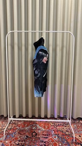 Silk hoodie