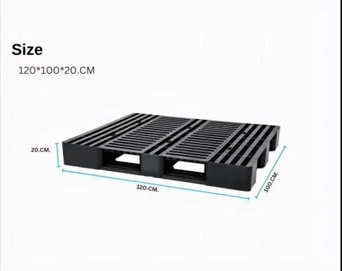 Plastic tray with excellent pressure black