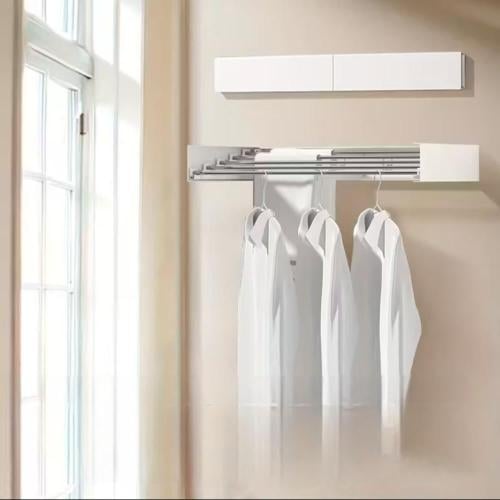 Foldable clothes drying rack