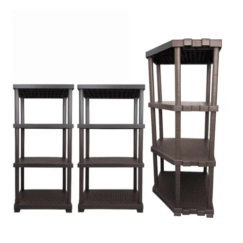 Corner shelf display with stand - load capacity up to 1 ton