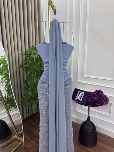 فستان ليلى صدر باربي كفه تطريز