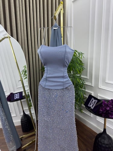 فستان ليلى صدر باربي كفه تطريز