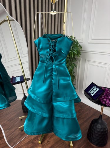 فستان سهره لمعه اورجنز