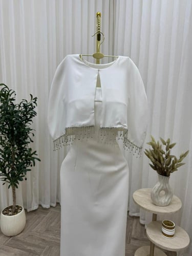 فستان العيد لون ابيض