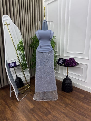 فستان ليلى صدر باربي كفه تطريز