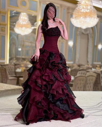 فستان سهره اورجنزا بتطريز راقي