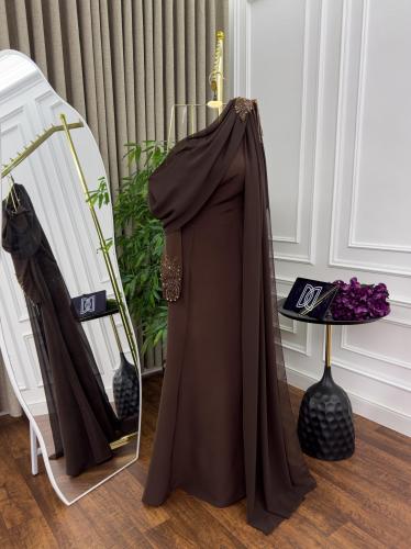 فستان باربي وشيفون تطريز