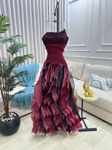 فستان سهره اورجنزا بتطريز راقي