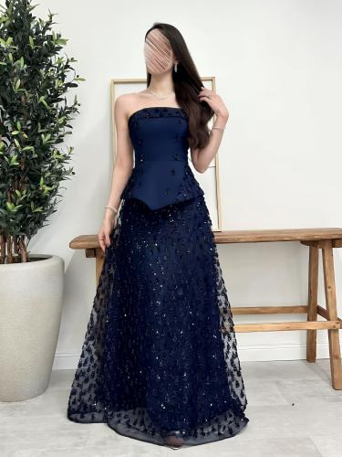 فستان سهره لمعه تطريز