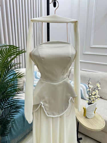 فستان جورجيت تفته حرير