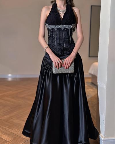 فستان سهره فاخر يوحي الفخامة والرقي