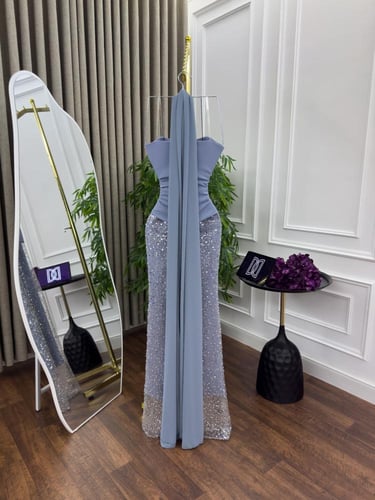 فستان ليلى صدر باربي كفه تطريز