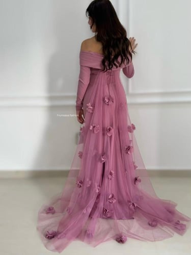 فستان سهره بلون وردي