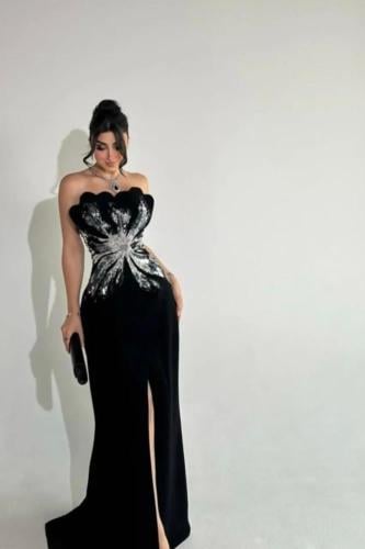 فستان سهره اوف شولدر بلون اسود