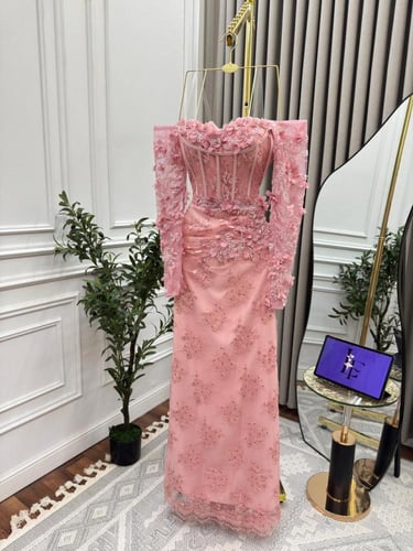 فستان سهره ورد