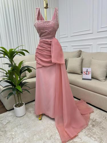 فستان سهره مطرز انيق ️