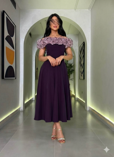 فستان سهره ميد عاري بتصميم جديد