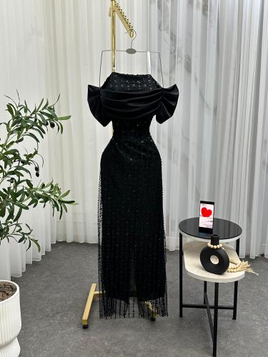 فستان سهره مطرز انيق ️