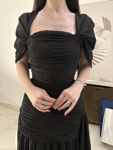 فستان سكليب اسود