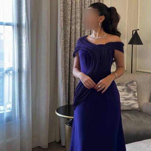 فستان أرجوان نبض الاناقة