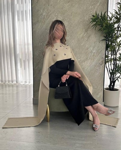 فستان باربي تطريز