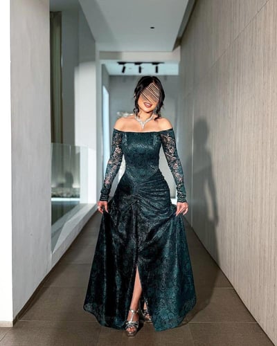 فستان دانتيل انيق