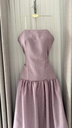 فستان موف ناعم