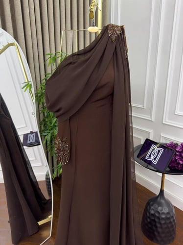 فستان باربي وشيفون تطريز