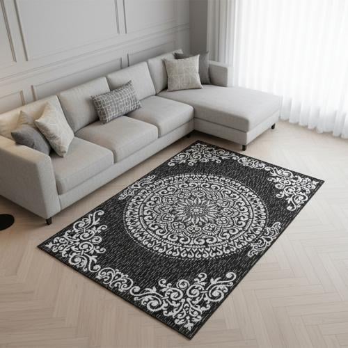 Sisal Classic black carpet