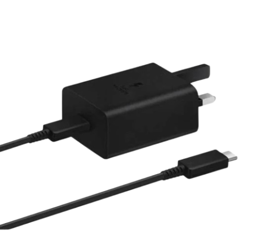 Samsung wall charger super fast 2.0 with 45-watt capacity with USB-C cable (5 amps)