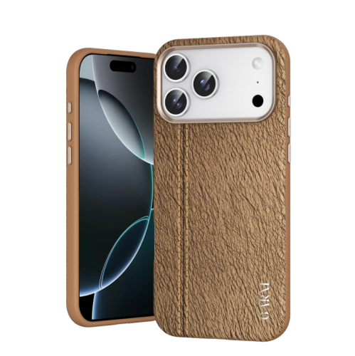 Kafr Qarm GARM engraved leather for iPhone (brown)