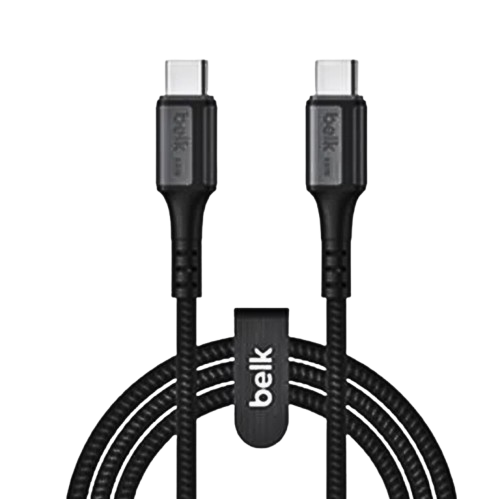 60-watt Belk charging cable, Type C, two ends, 120...