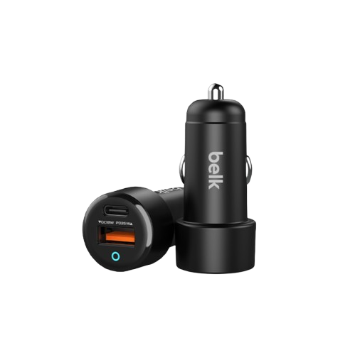 Fast car charger 53W with two USB ports + TYPE-C
