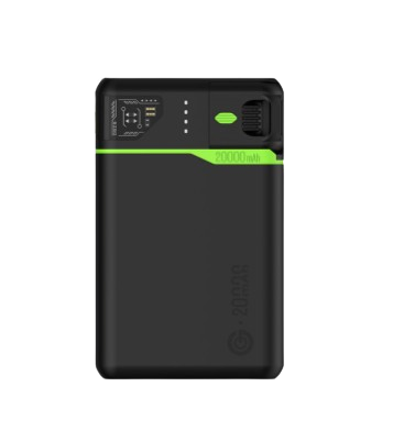 Power bank from Qawi GOUI (20,000mAh) with built-in cable