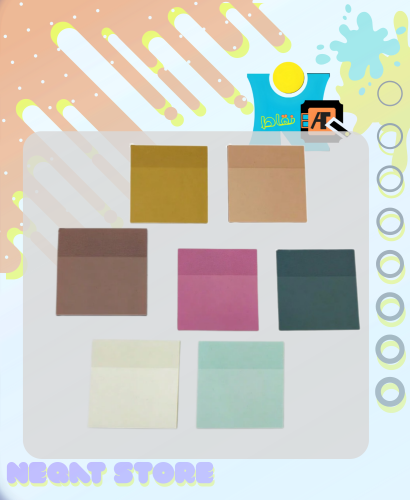 دفتر مذكرات شفافة لاصقة مقاومه للماء (Sticky Note)
