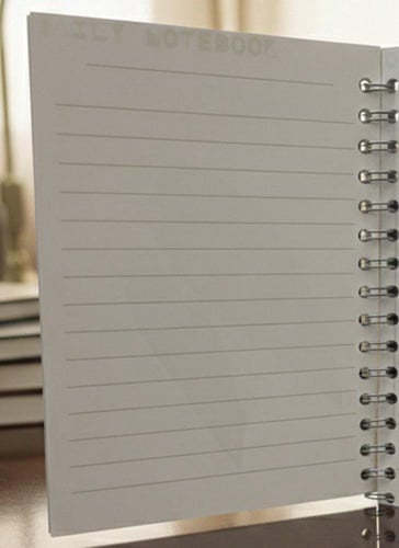 دفتر ملاحظلات A5 سلك (حلزوني) بغلاف مقوى