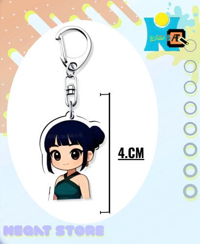 سلسلة ميدالية مفاتيح واجهة 1 أكريليك فرقة K-pop