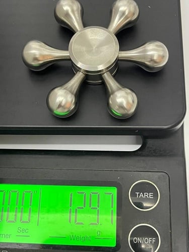 سبينر معدني متين بتصميم سداسي