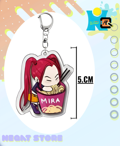 سلسلة ميدالية مفاتيح واجهة 1 أكريليك فرقة K-pop