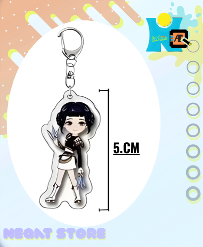 سلسلة ميدالية مفاتيح واجهة 1 أكريليك فرقة K-pop