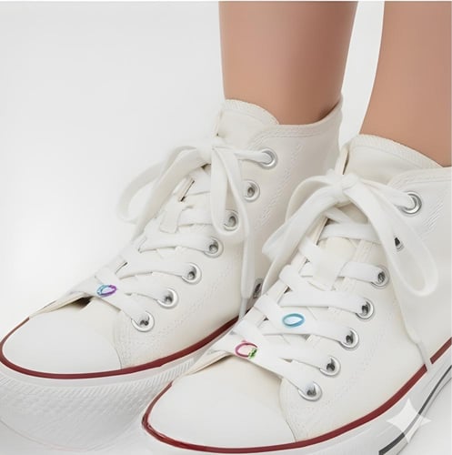 حلقات وصل سلكية دائرية مزدوجة الحلقات ملونة 10mm