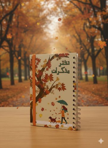 دفتر ملاحظات A5 سلك حلزوني بغلاف مقوى