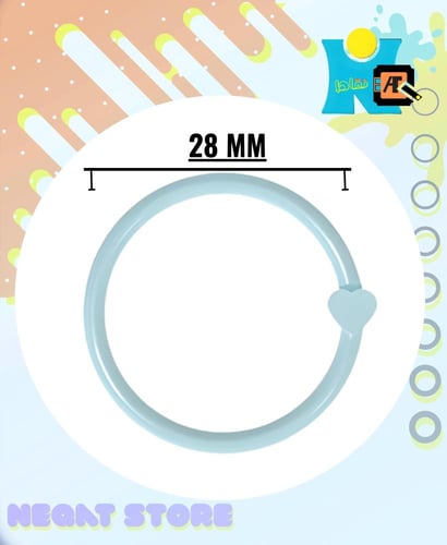 حلقات بلاستيكية متعددة الألوان ومتعددة الاستخدامات