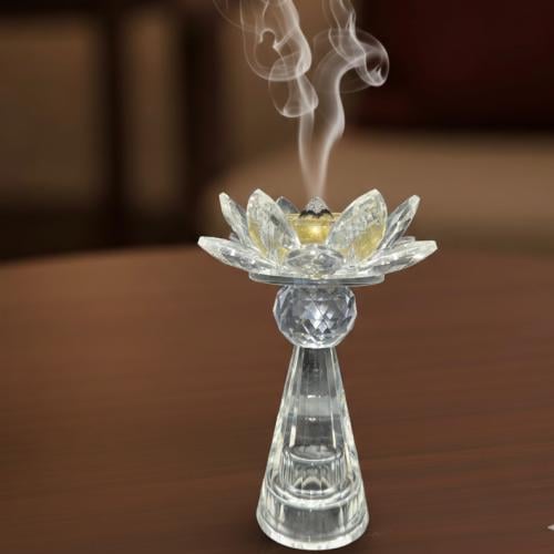 مبخرة كريستال فاخرة ذهبي 1حبه