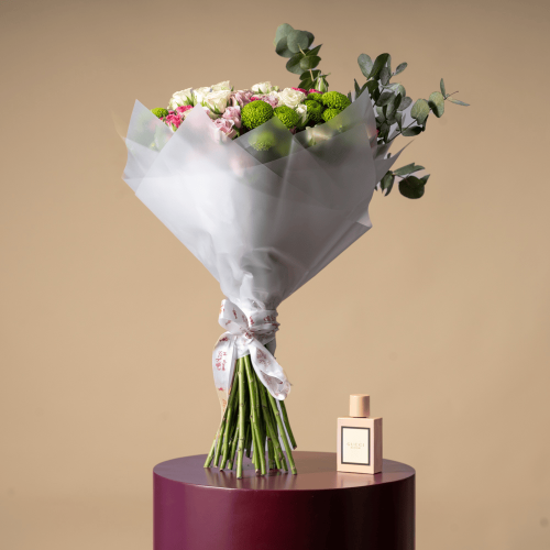 باقة رداء النعومة مع عطر قوتشي بلوم