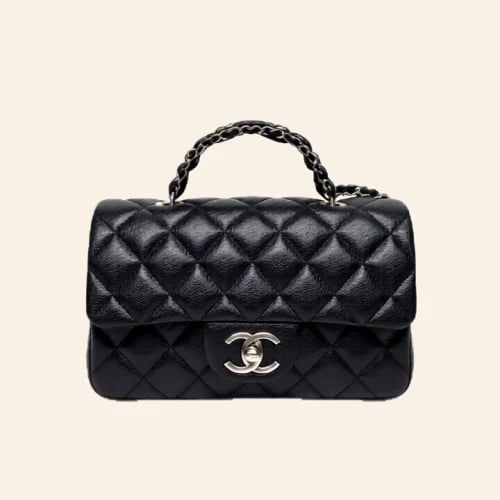 Chanel Mini Top Handle Flap Bag