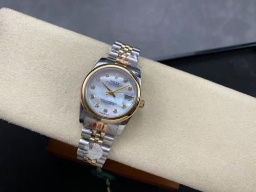 Rolex Datejust 36 Two-Tone Mother of Pearl Diamond Dial